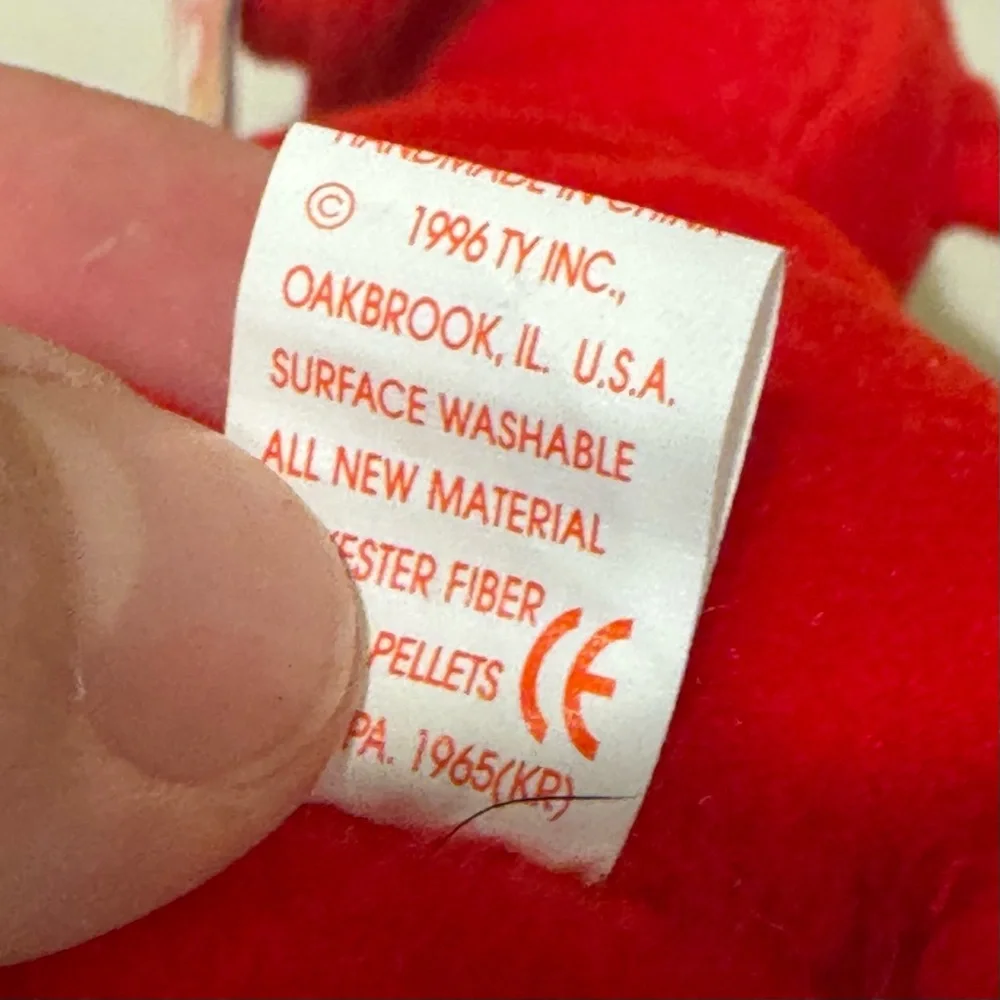 Ty Beanie Baby Rover the Red Dog